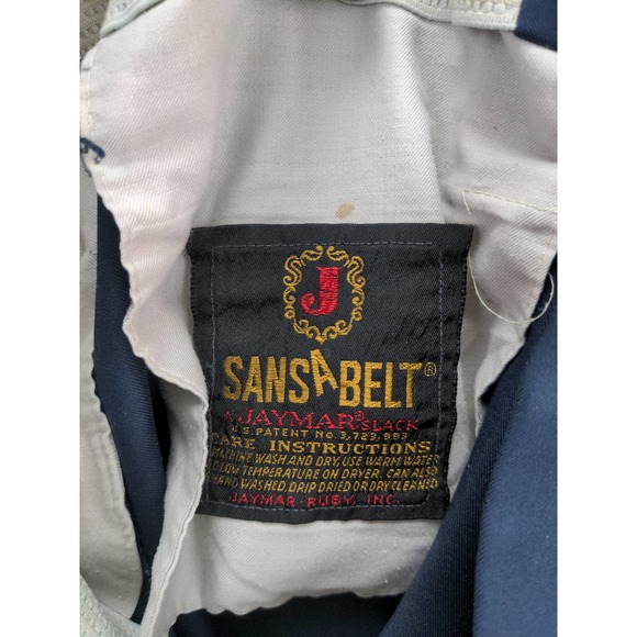 J Sansabelt Jaymar Ruby Slacks Pants Size ? 19W 31 Inseam Blue SEE DESC - Picture 8 of 10